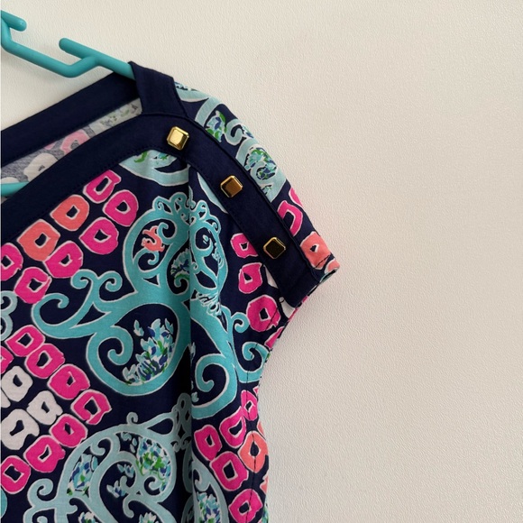 Lilly Pulitzer Robyn Shift Dress Behind The Gates - Picture 3 of 7